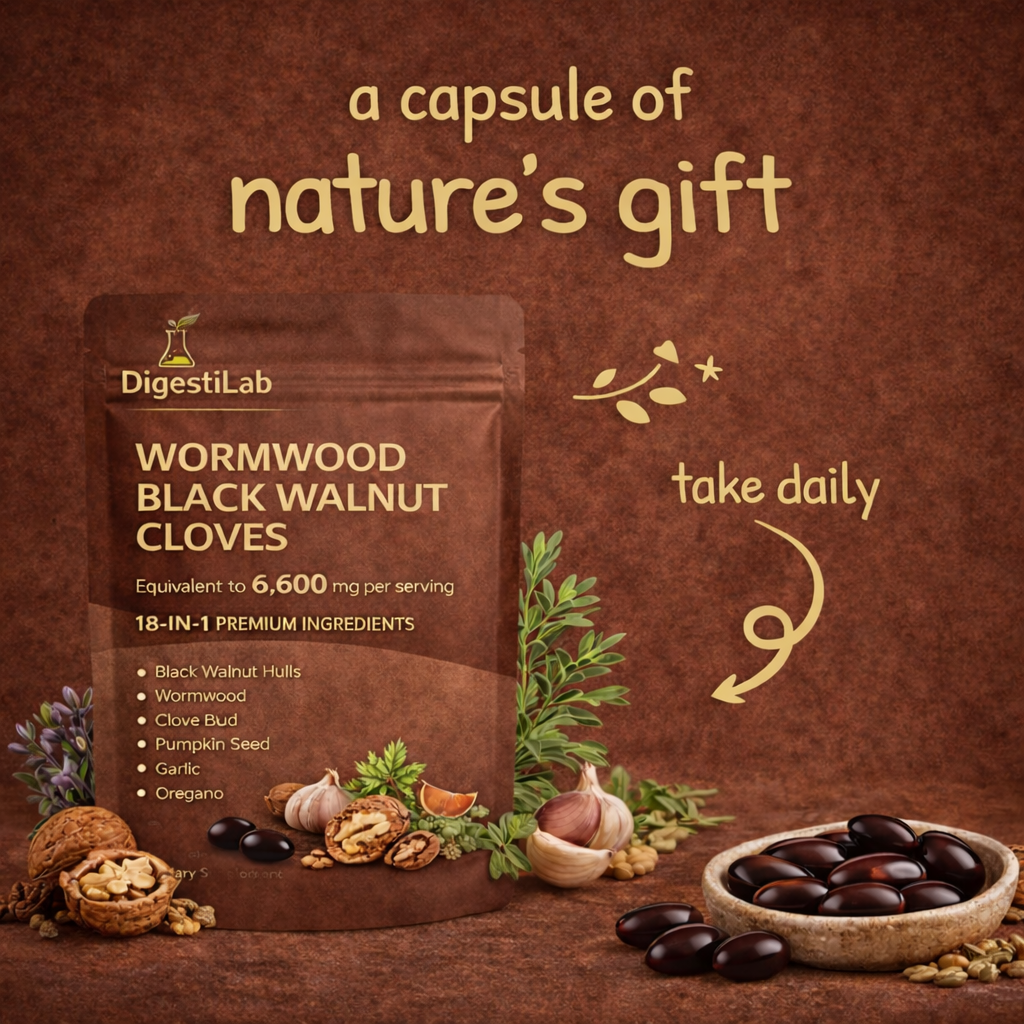 Wormwood Black Walnut 6,600mg softgels
